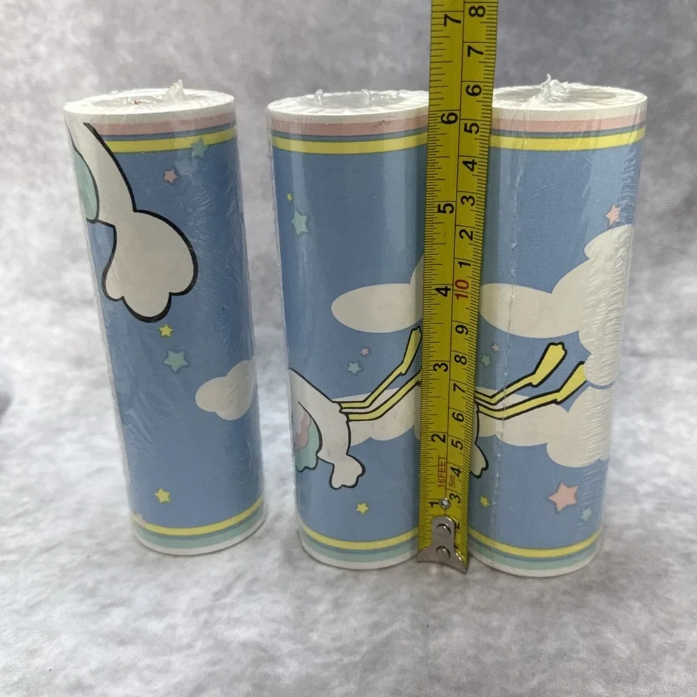VTG Judi's Originals‎ Bundles Baby Stork Wallpaper Border Lot of 3 24ft Spools